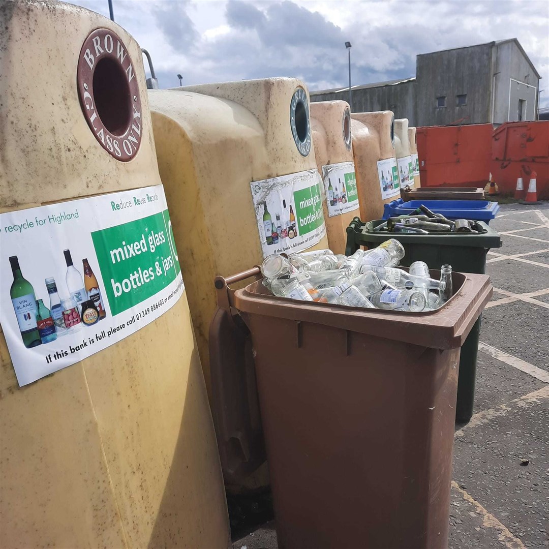 Even Inverness recycling centre is under extreme pressure