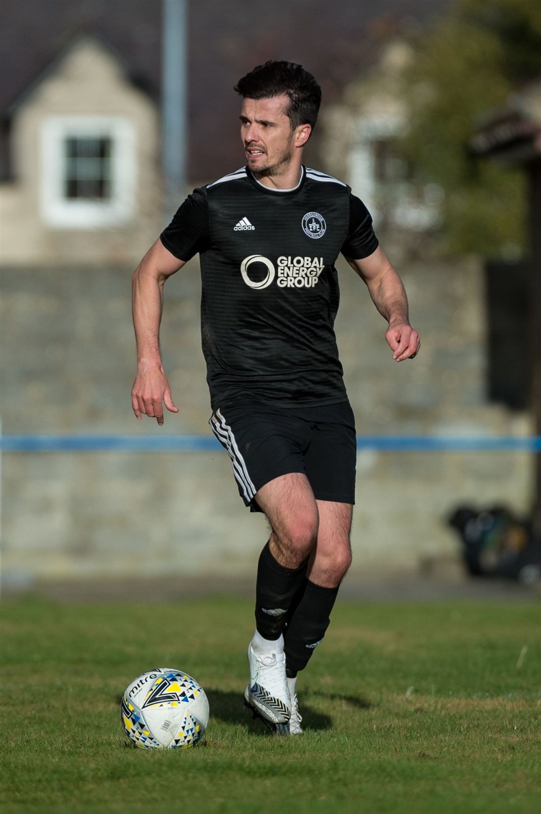 North Caledonian League 1..Golspie Sutherland 0 v Invergordon 4, King George V Park, Golspie...Invergordon lad and Brora Rangers manager Steven Mackay comes full circle. He started his football career playing for Invergordon at School...Picture: Callum Mackay..