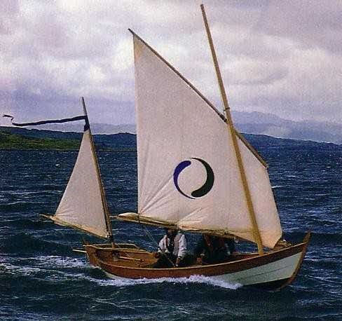A Ness Yawl built by a private owner using the same Iain Oughtred plans as used by the Strathpeffer & District Community Rowing Club - courtesy of Iain Oughtred Boats