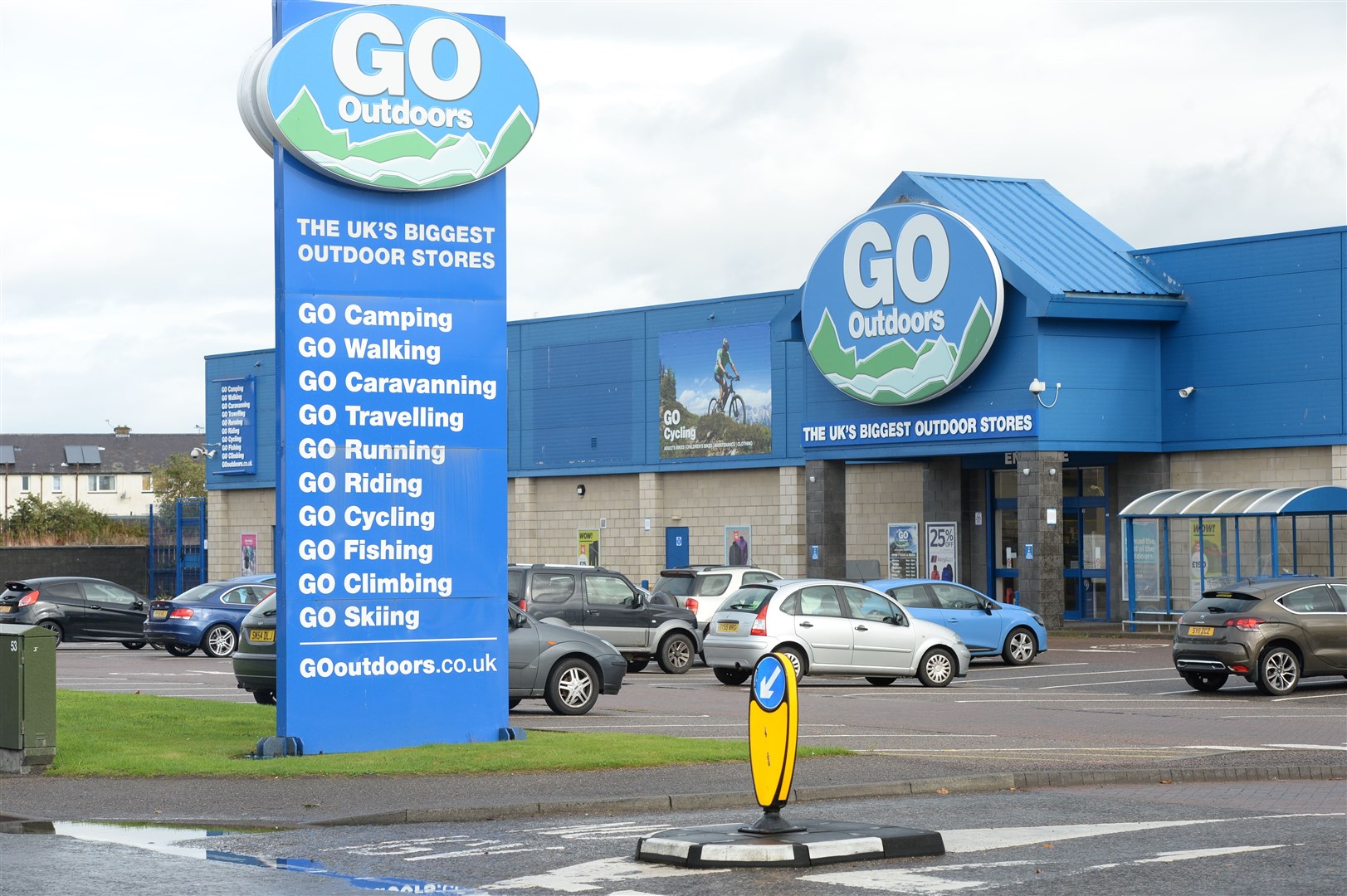 Go Outdoors at the Telford Retail Park in Inverness.