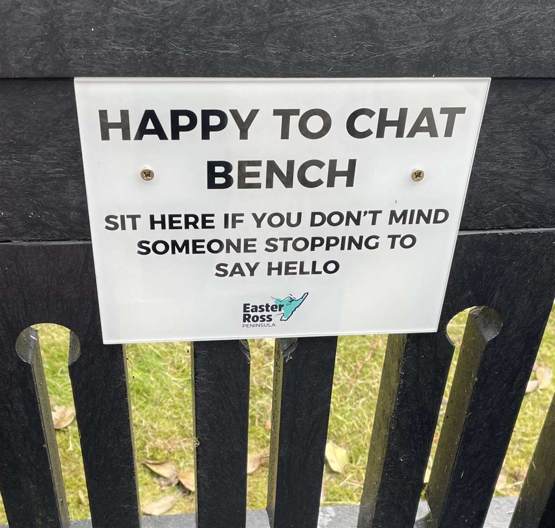 The bench in Tain