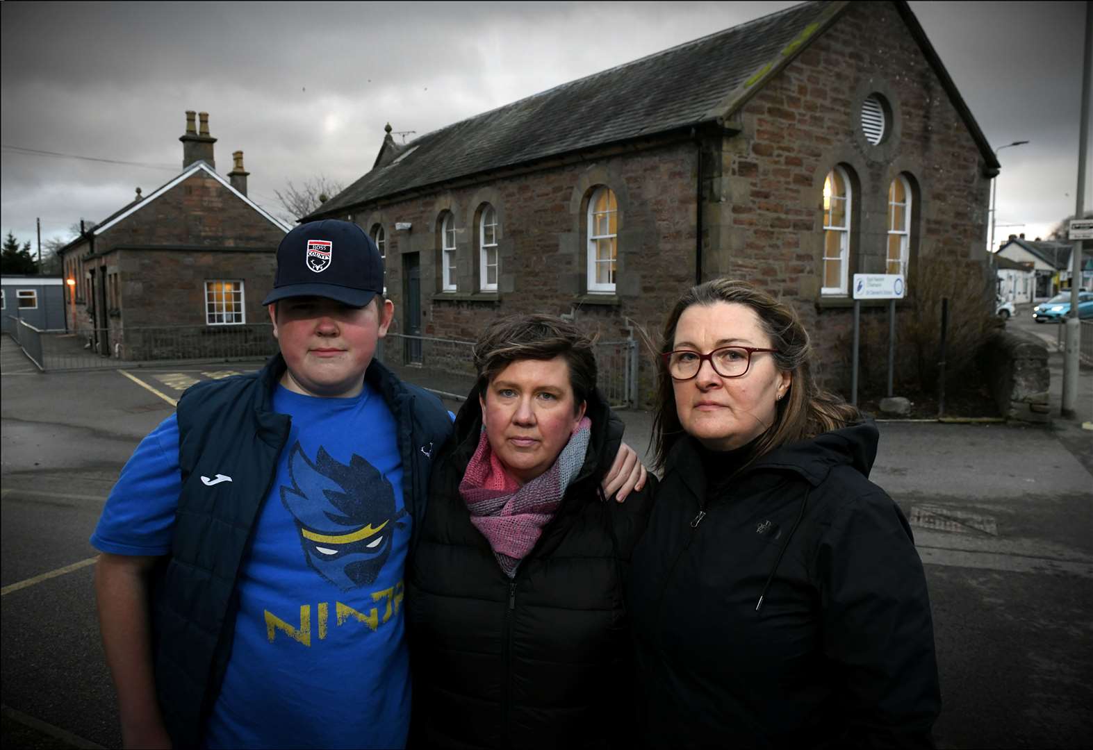 Caleb MacLean, Lorraine MacLean and Avril Robertson. Picture: James Mackenzie.
