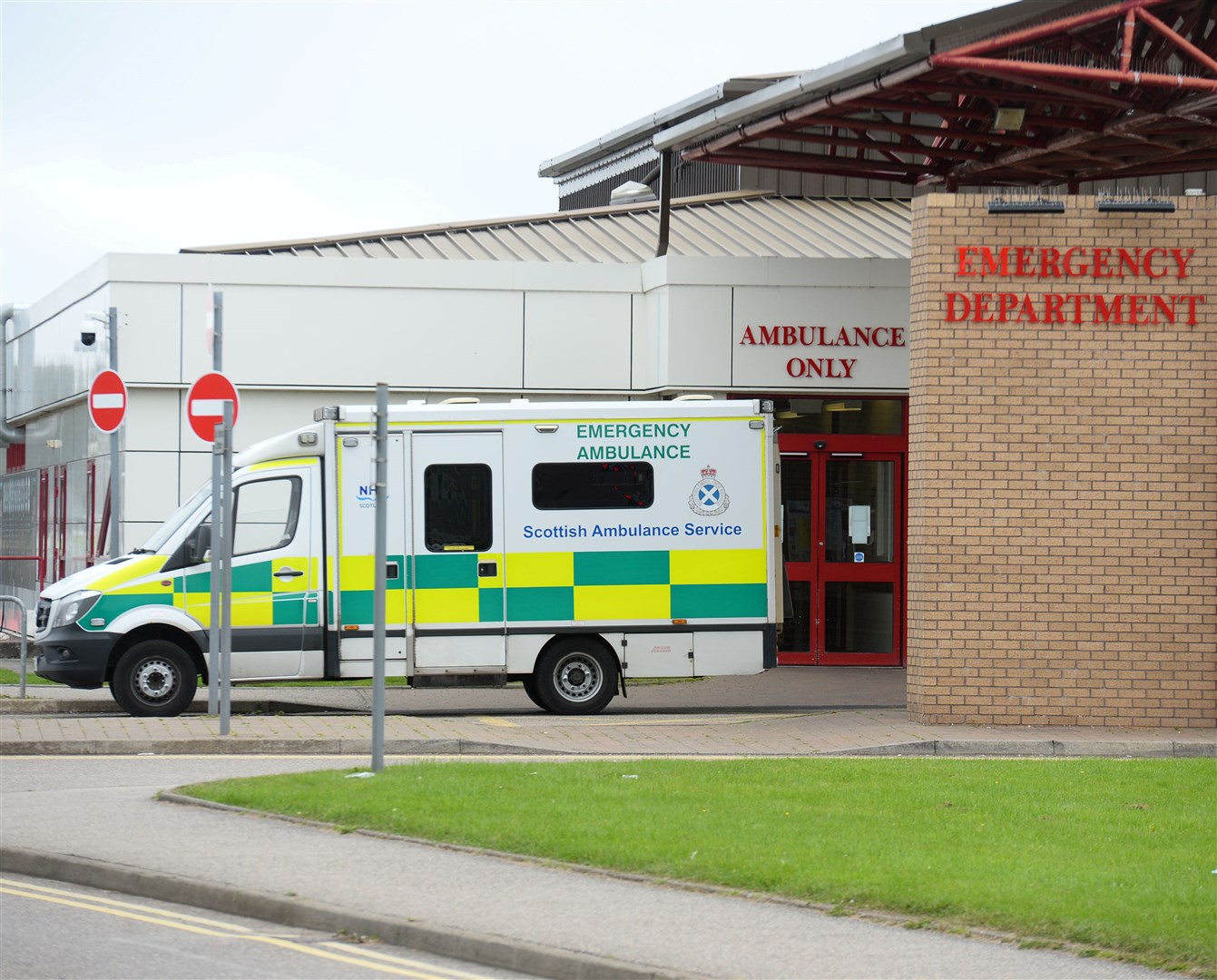 Accident and Emergency is facing high demand, prompting an appeal for patience and use of NHS 24 for less urgent situations.