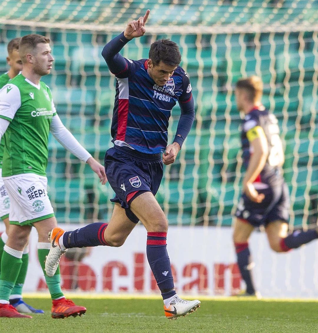 Brian Graham was rewarded with a start against Rangers last night after coming off the bench to change the game at Hibernian last weekend. Picture: Andy Barr