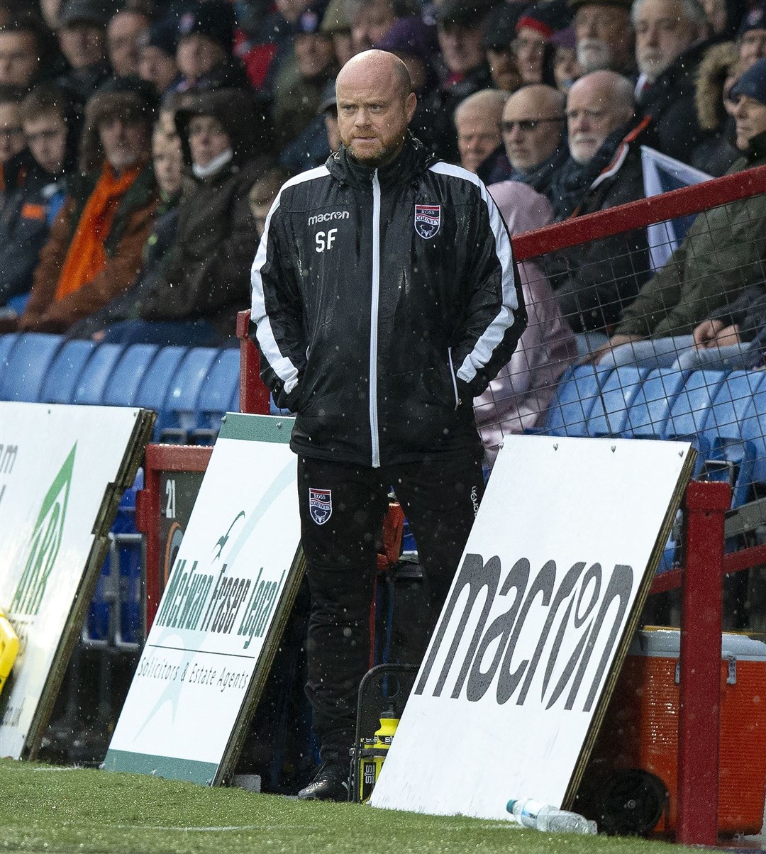 Ross County co-manager Steven Ferguson is expecting a noisy reception from the away end. Picture: Ken Macpherson
