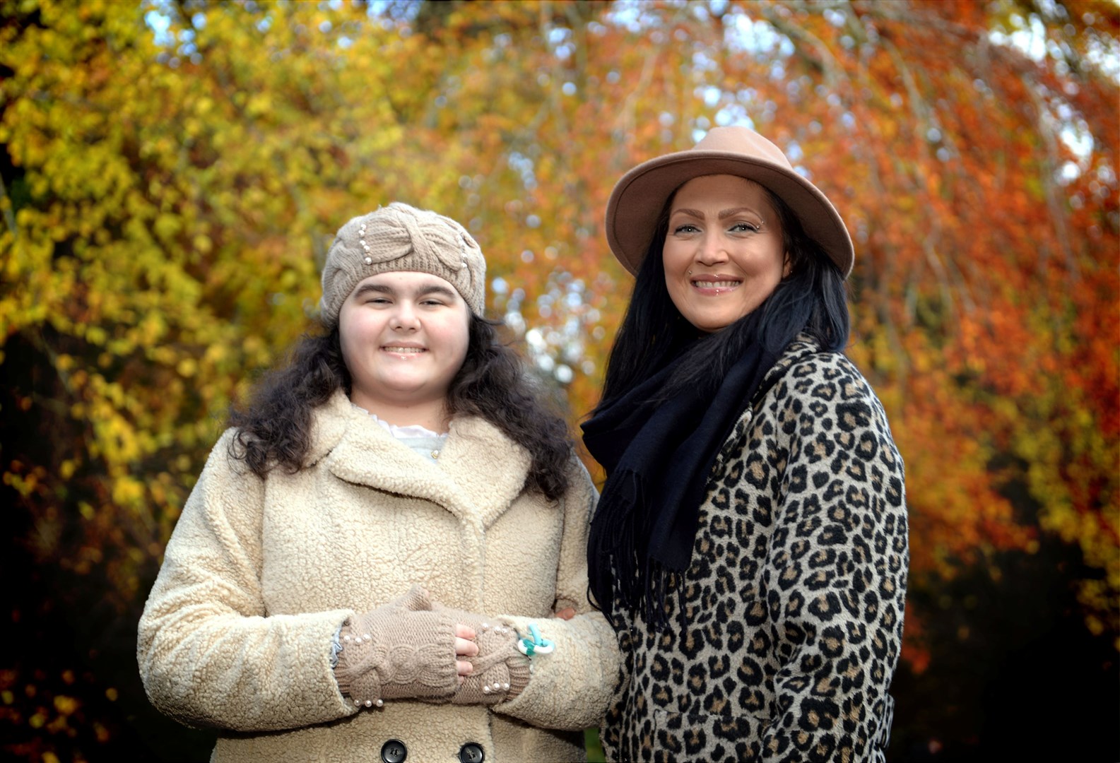Pupil Moir Ferguson with her mum, Christyna Fergusson, who has been campaigning for years for better facilities for children at St Clement's.