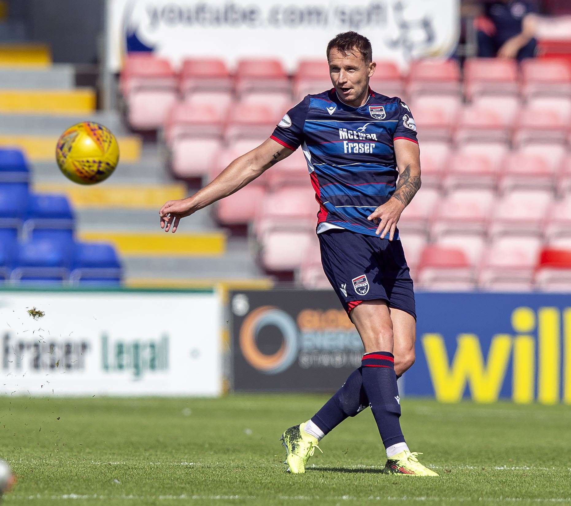 Callum Morris has played in all three of Ross County's Scottish Premiership matches so far this season. Picture: Ken Macpherson