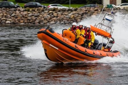 The RNLI Kessock team on a rescue mission. (Stock image).