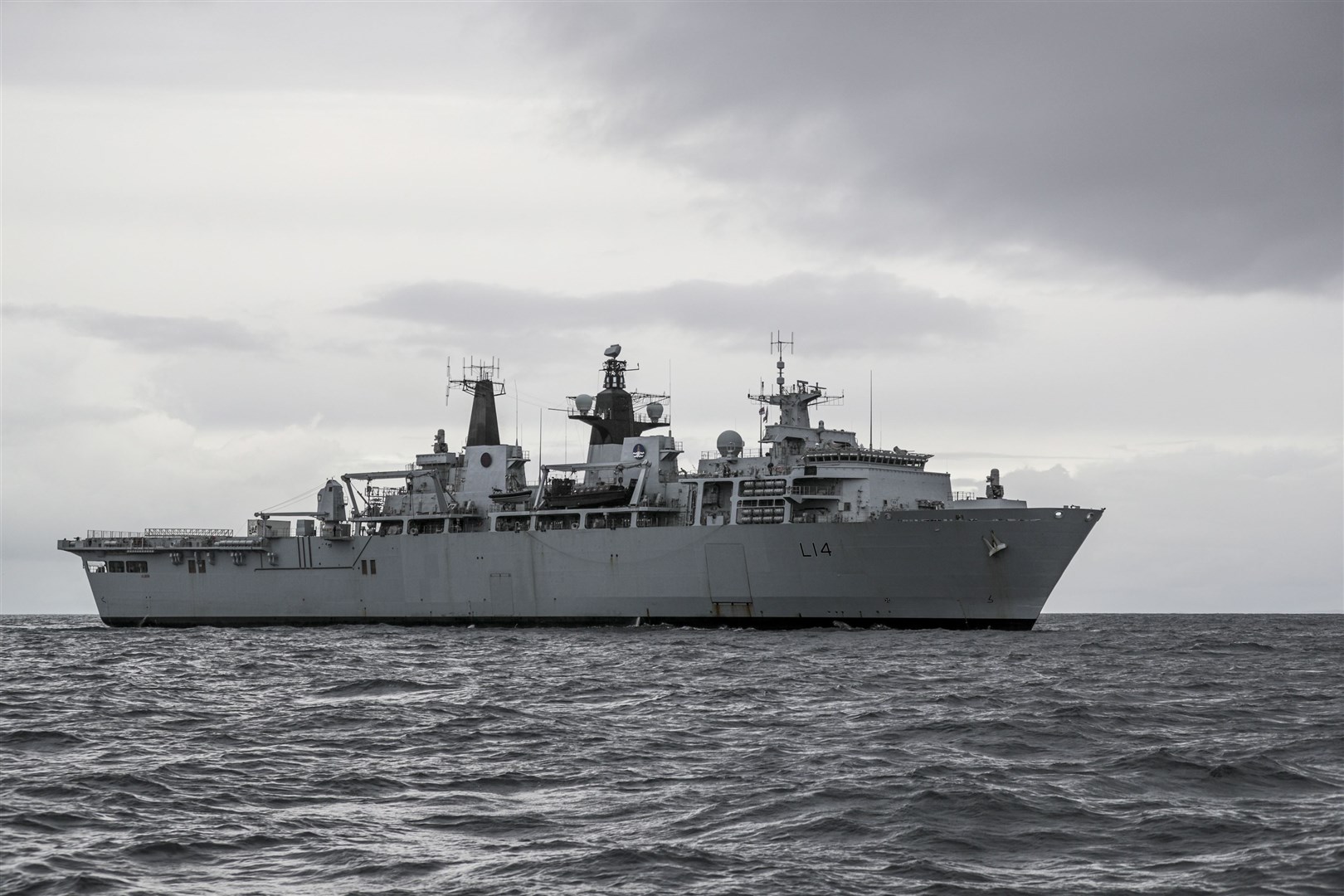 HMS Albion during a previous Exercise Joint Warrior.