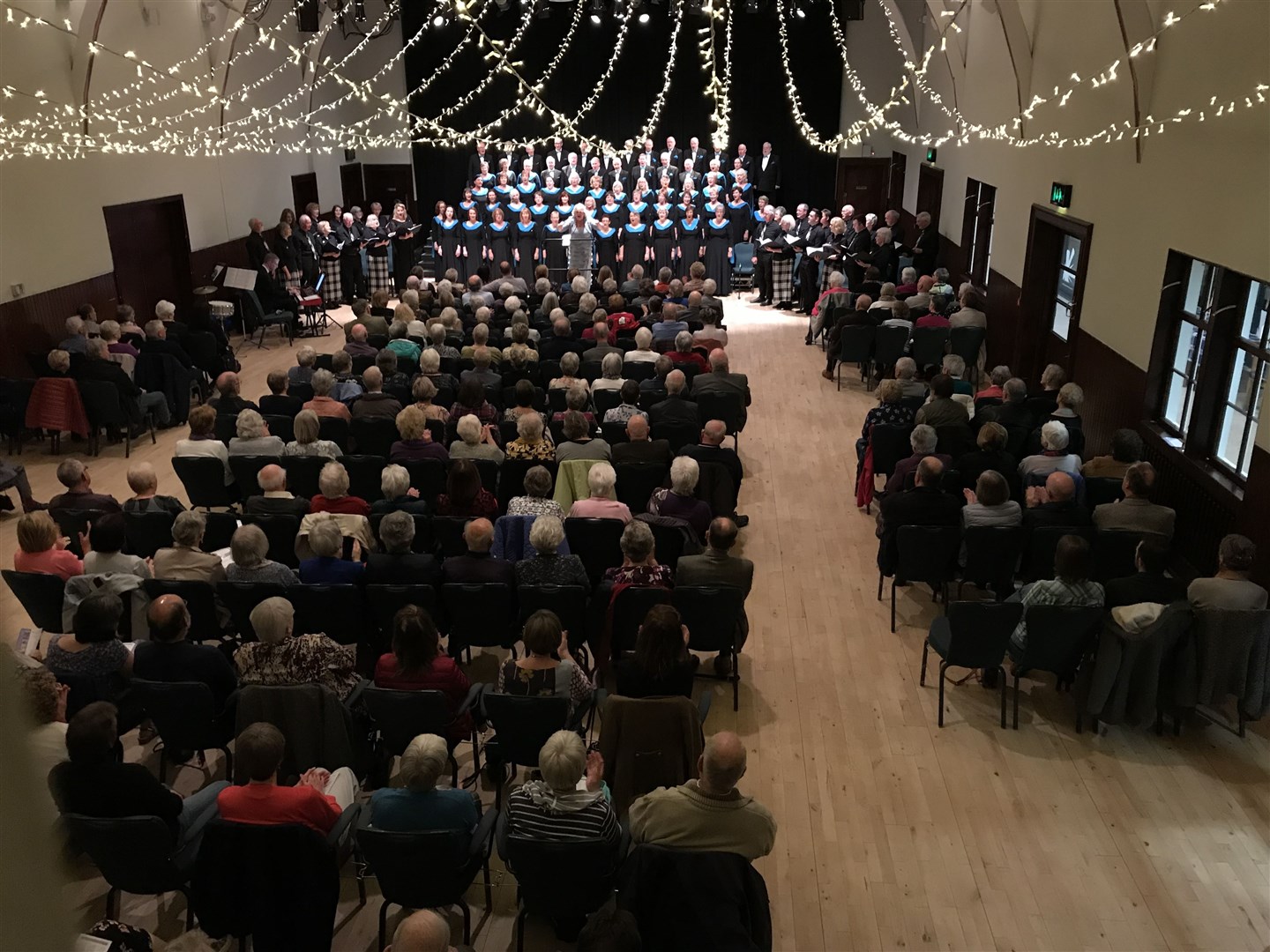 Glasgow Phoenix Choir perfoming at the Strathpeffer Pavillion back in 2018.