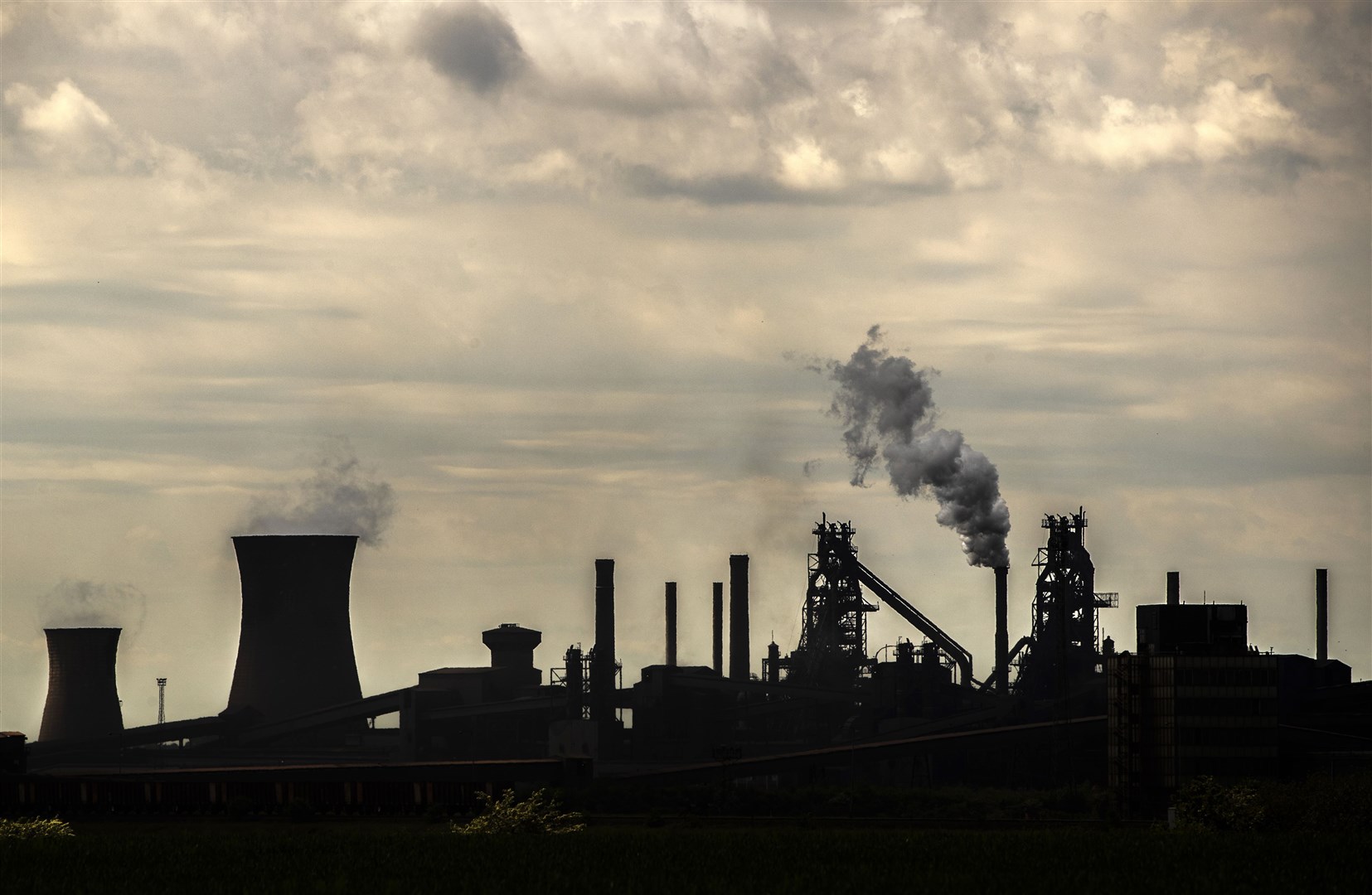 The steelworks plant in Scunthorpe (Danny Lawson/PA)