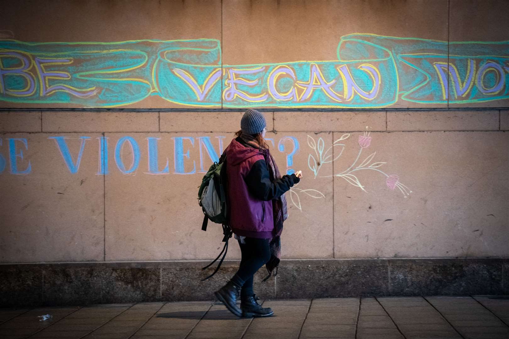 Eastgate underpass graffiti.