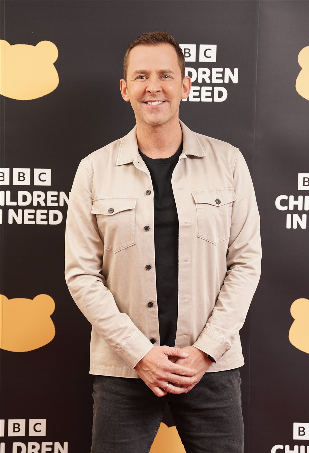 Scott Mills at the BBC Children In Need telethon at BBC Studios in Salford (Danny Lawson/PA)