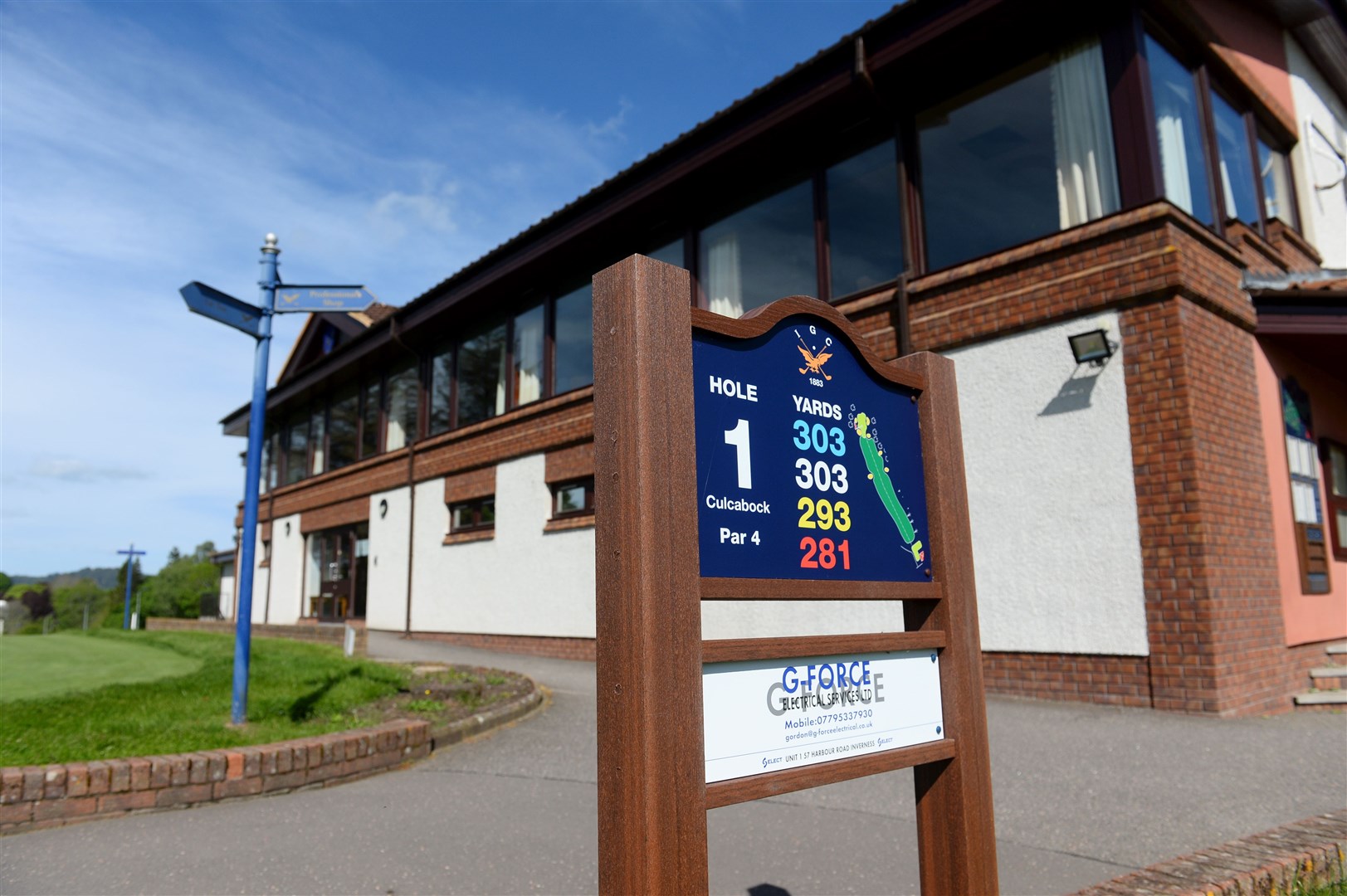 Inverness Golf Club clubhouse.