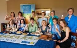 The new Mid Ross Marie Curie Cancer Care fundraising team celebrate the group’s launch . Left to right (front row) Laura Powell, Ruth Morrison, Jane MacLennan, Hazel Chisholm, Jackie Sutherland and Cara Henderson with back row (left to right) Vonnie Carso