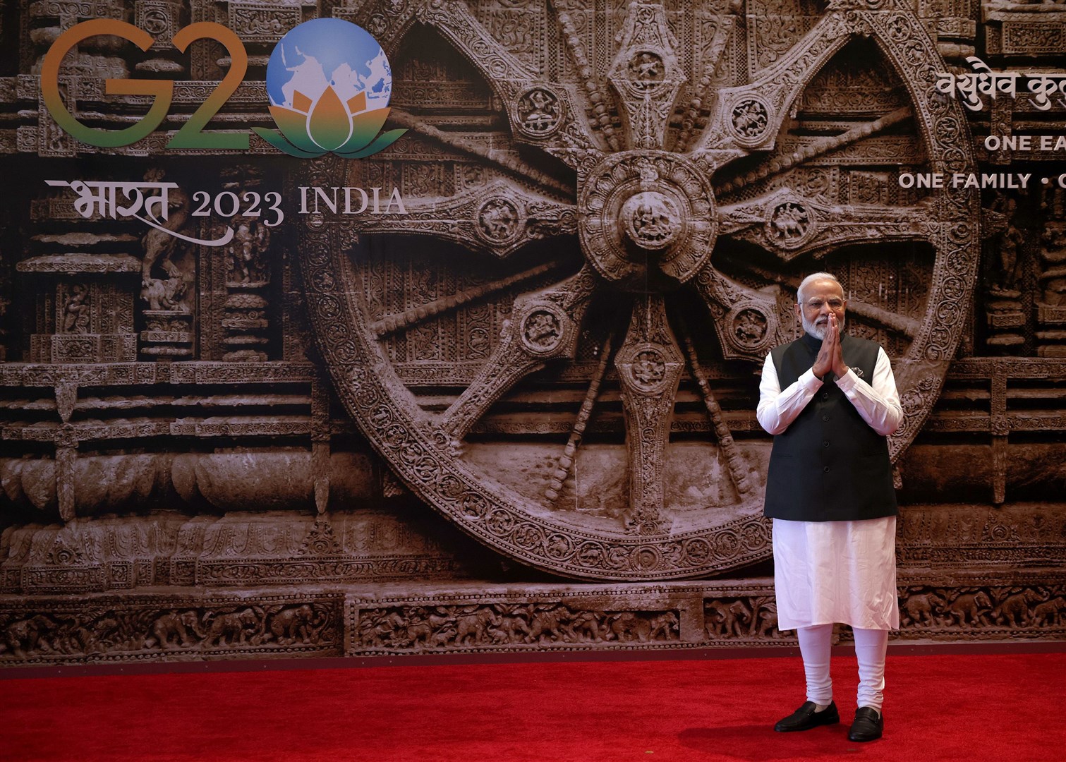 Indian prime minister Narendra Modi had made a call for more climate support ahead of the G20 summit (Dan Kitwood/PA)