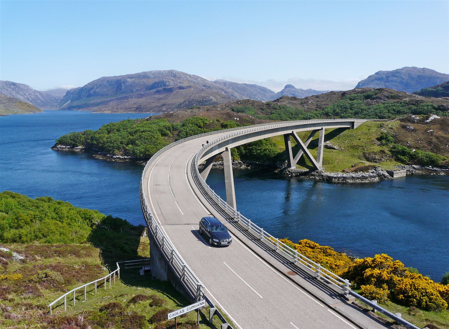 The Kylesku Bridge on the NC500 in north-west Sutherland. Picture: Alan Hendry