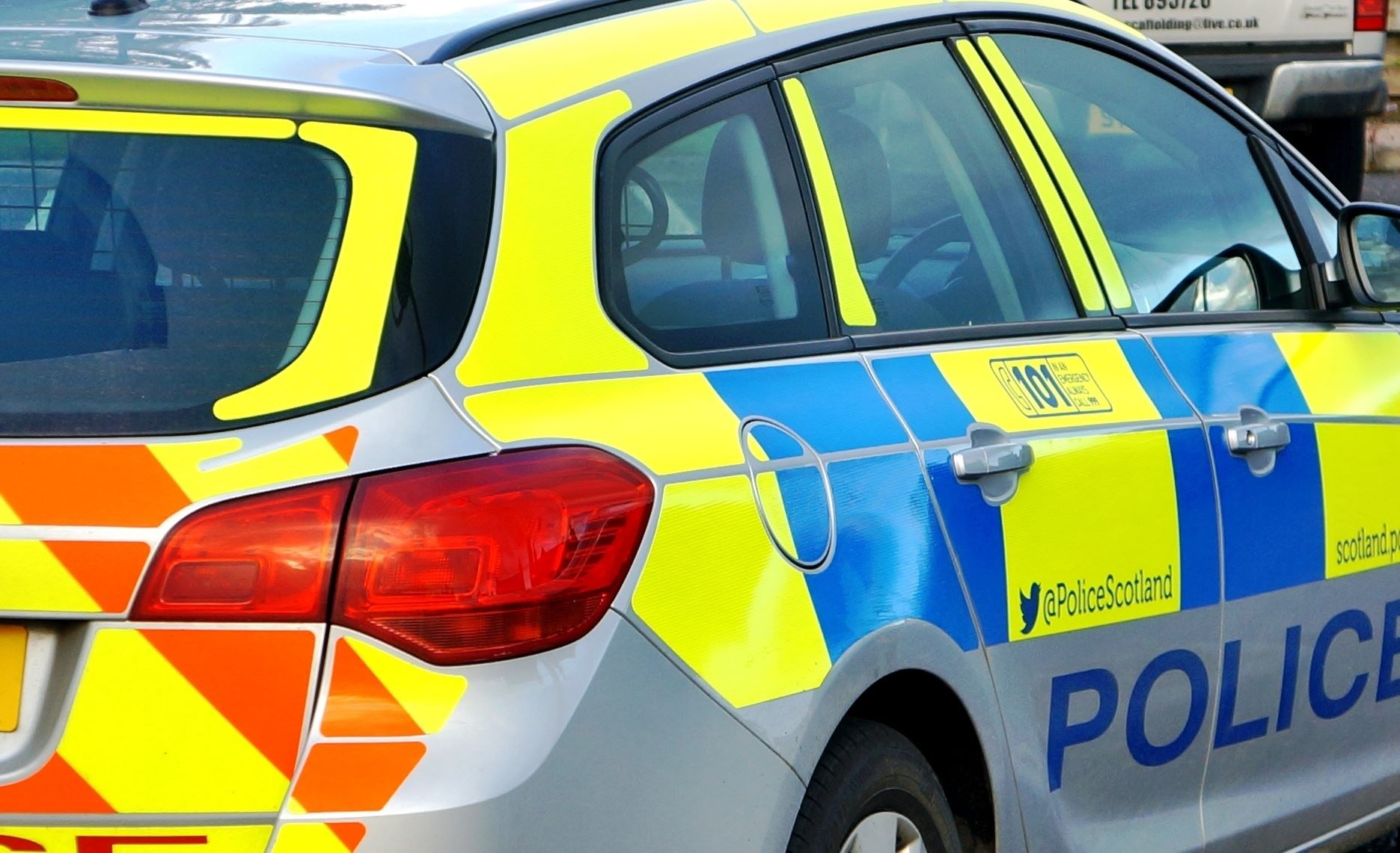 Police issued an on the spot fine after the two-vehicle collision near Tain