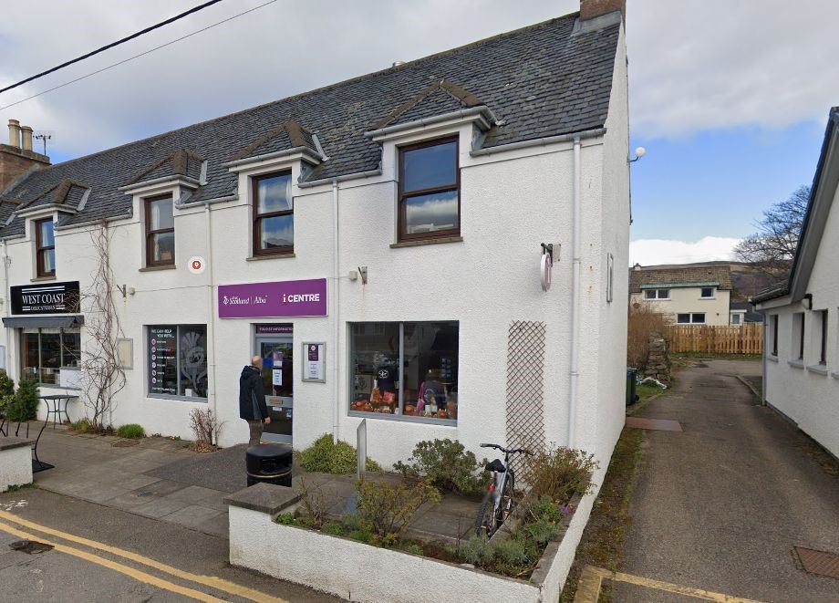 Ullapool's VisitScotland iCentre, due to close. Picture: Google Maps.