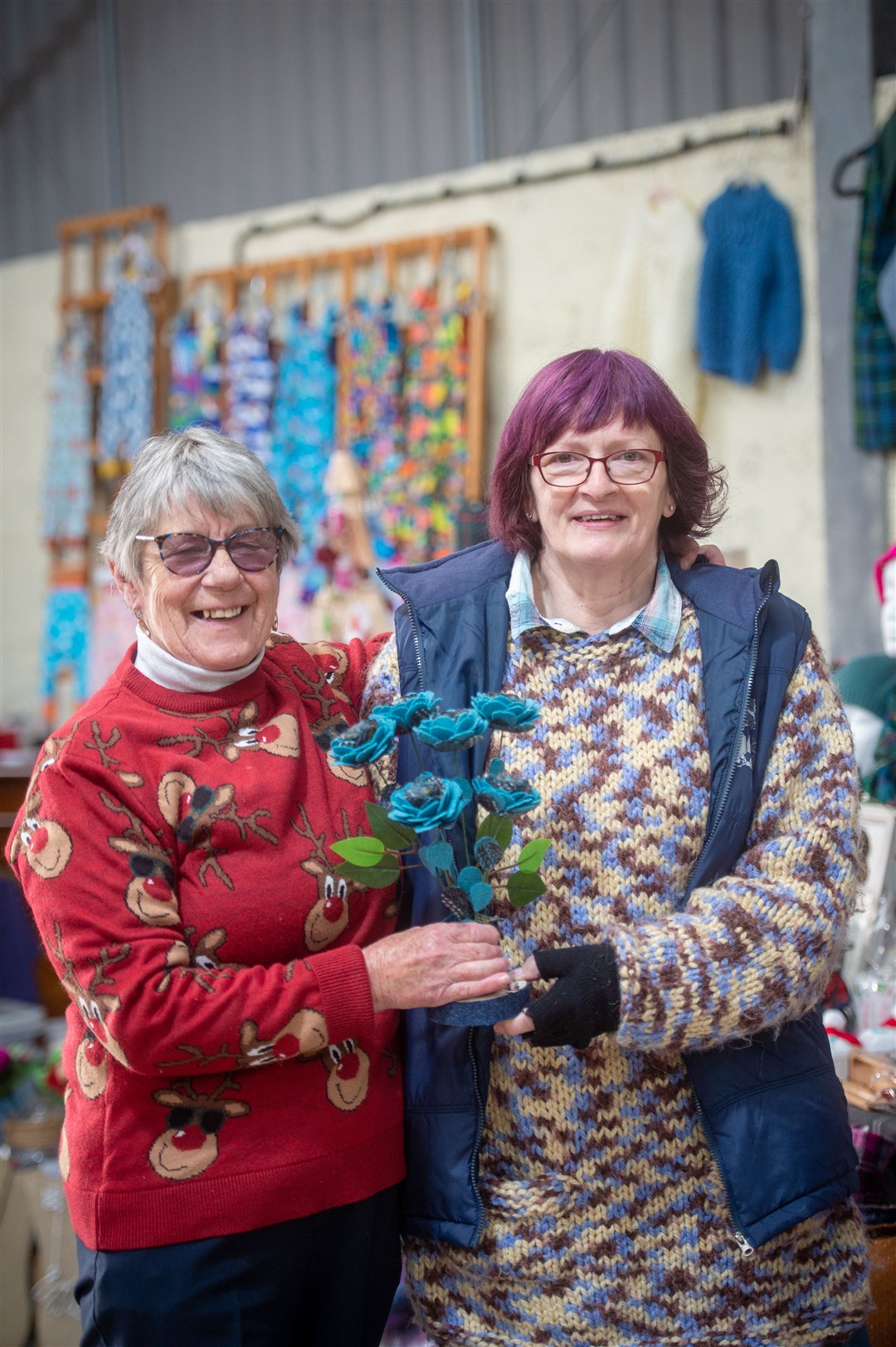 Store holders Sandra Tweedie and Linda Bartlett. Picture: Callum Mackay..