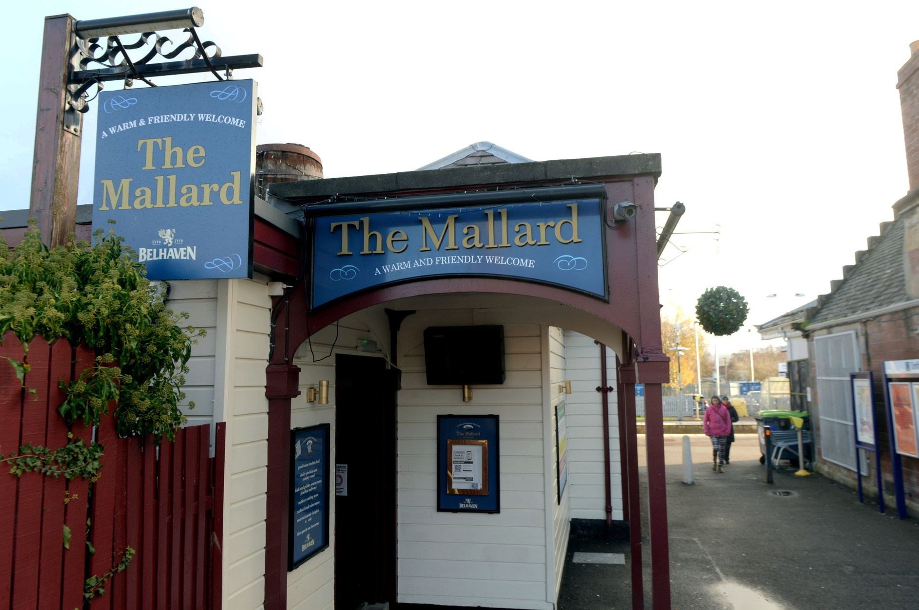 The Mallard at Dingwall Train Station. Picture: James Mackenzie