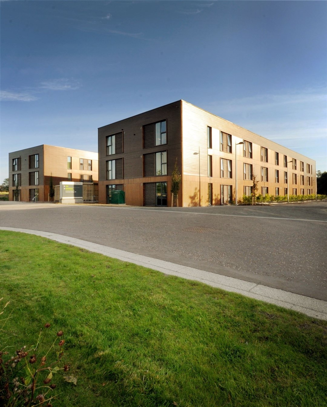 Student accommodation at Inverness Campus.