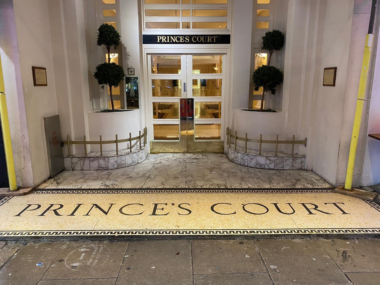 Princes Court in Knightsbridge, the location of Flat M, one of the seized properties (NCA/PA)