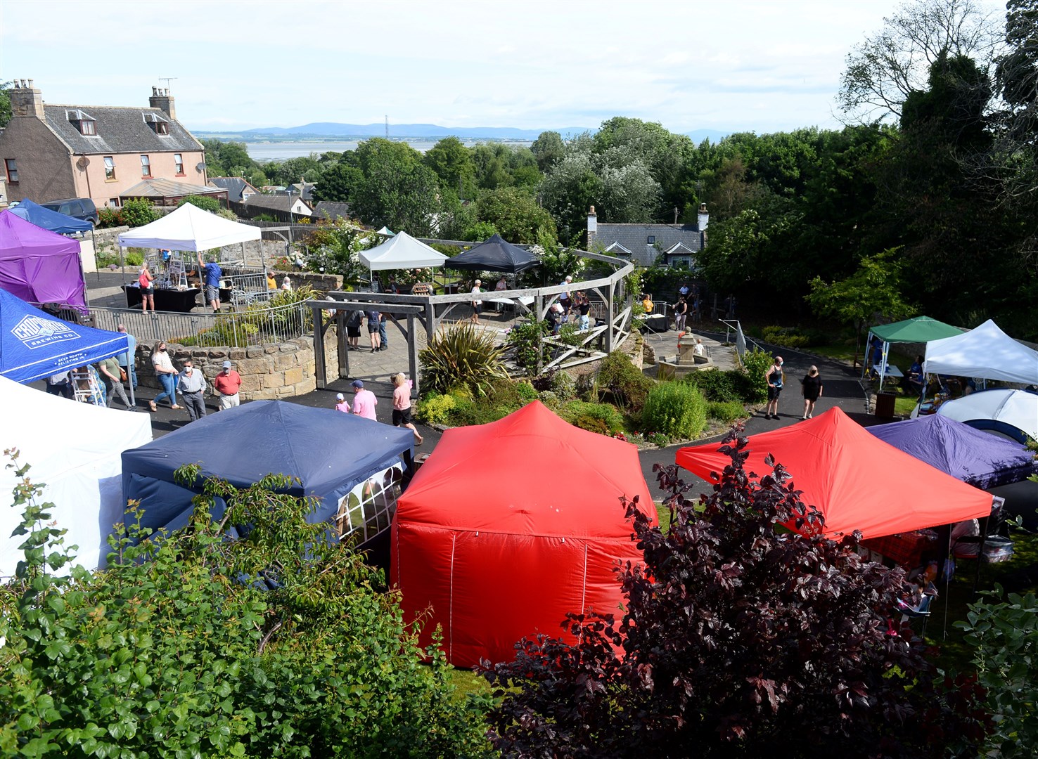 The Tain community market days have proved to be popular draws in the town. Picture: Gary Anthony