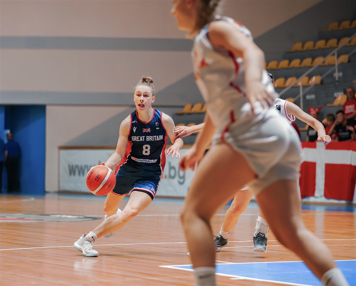 Zoe Sharpe in action for Great Britain.