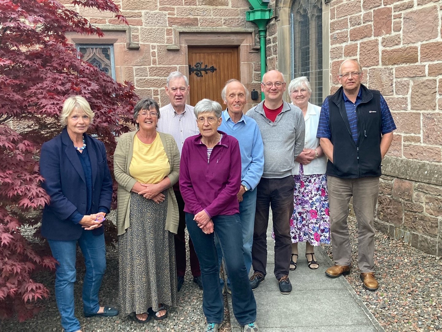 Some members of the Highland Associates Group of the Iona community.