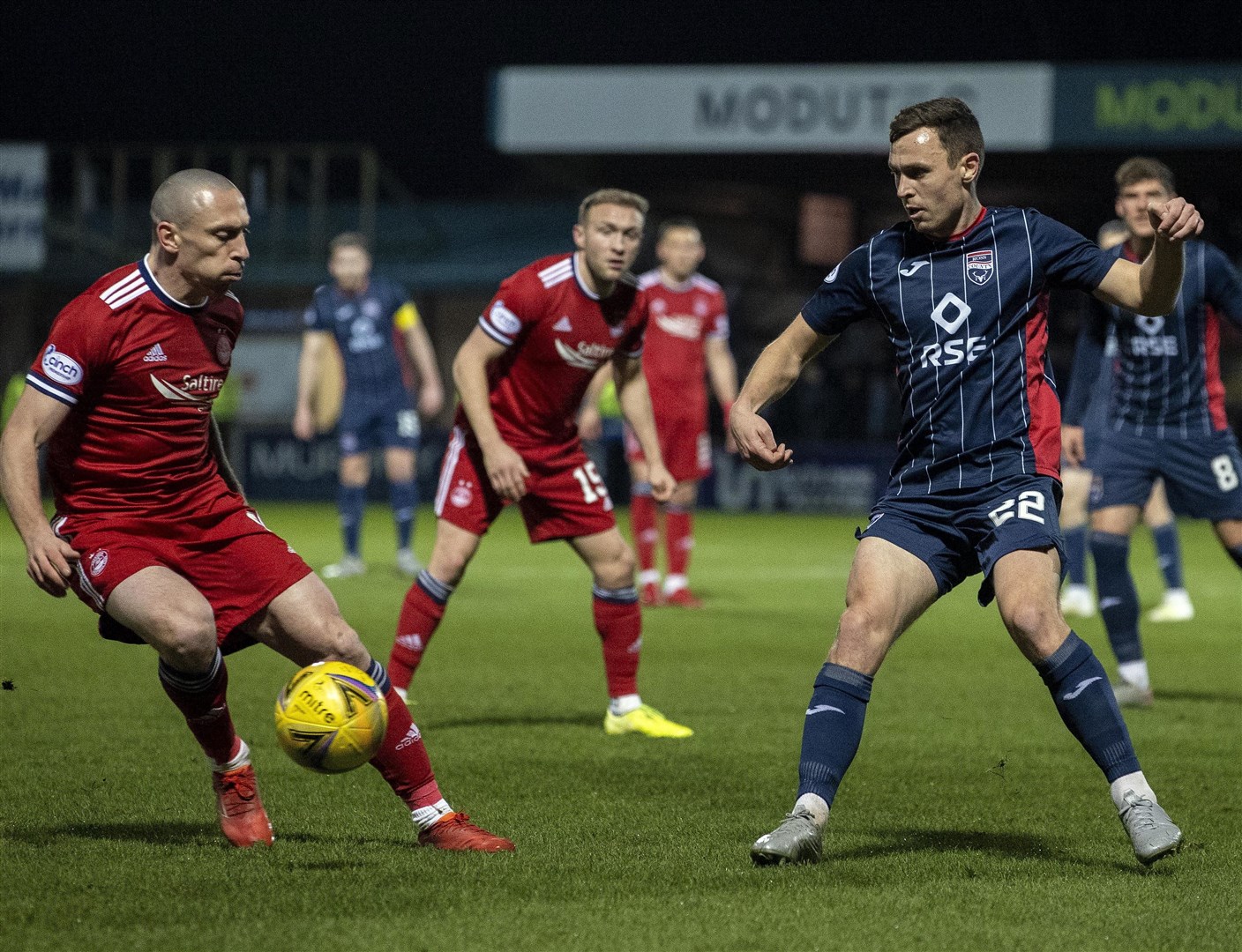 Jordan Tillson has signed a new two-year contract to stay at Ross County for the foreseeable future. Picture: Ken Macpherson