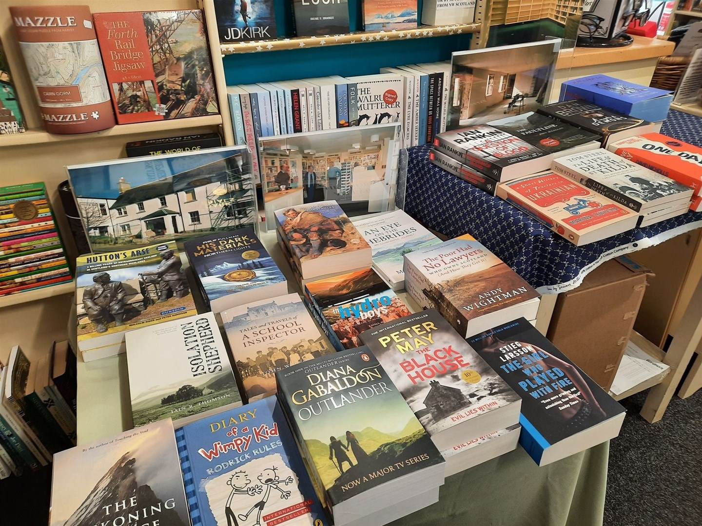 Some of the bestselling books of the last 20 years, one for each year. Picture: Ullapool Bookshop