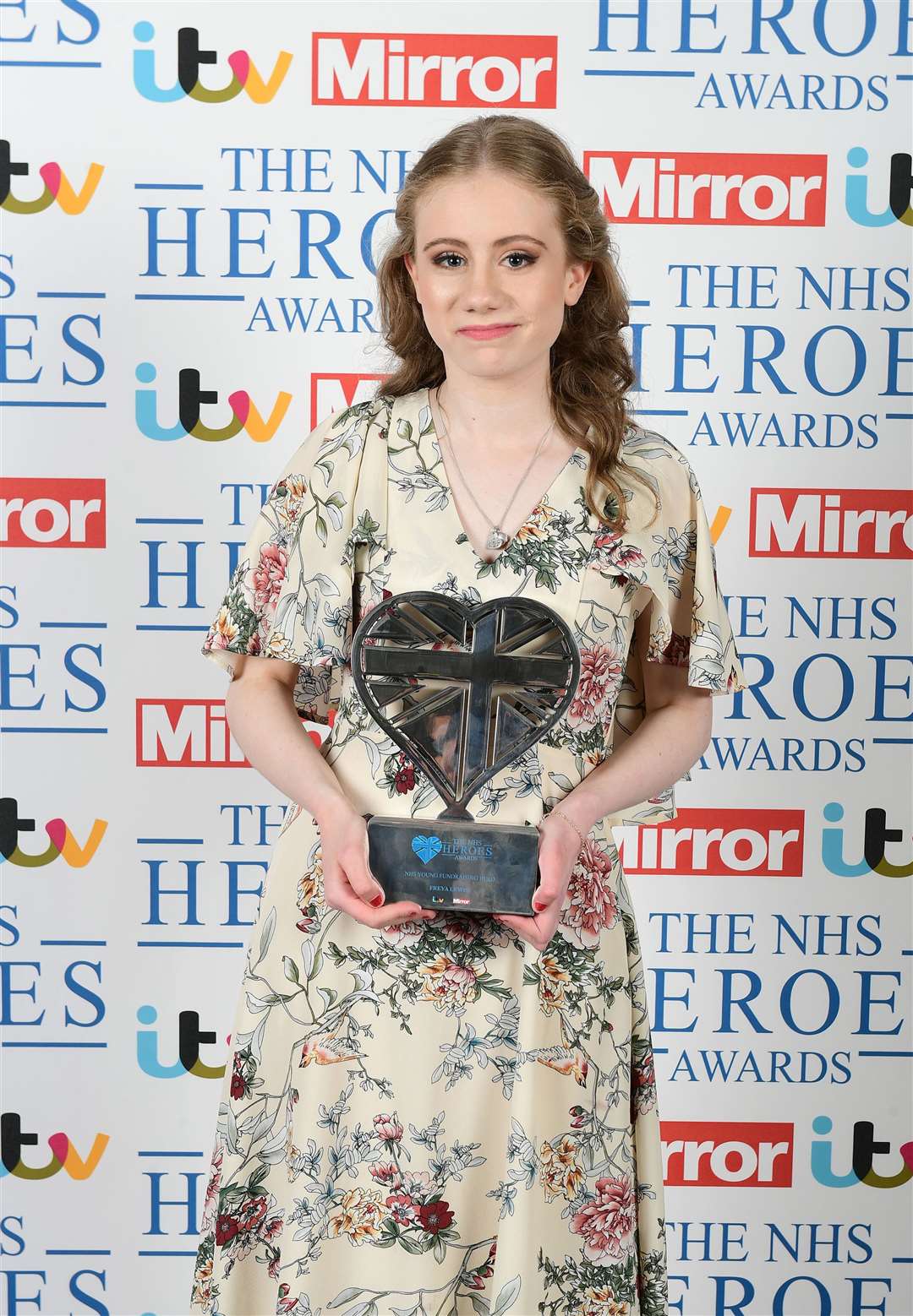 Freya Lewis was recognised with the 2018 Young Fundraiser Award at the NHS Heroes Awards at the Hilton Hotel in London (Ian West/PA)