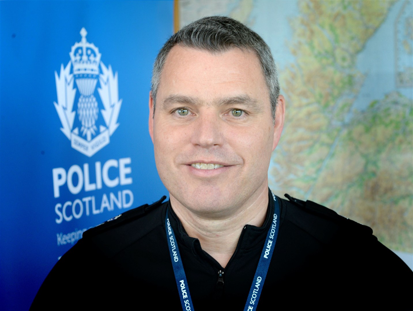 Chief Supt Conrad Trickett: “The Highlands and Islands area continues to be one of the safest places to live in Scotland, but we are not immune to issues faced elsewhere.” Picture: James Mackenzie