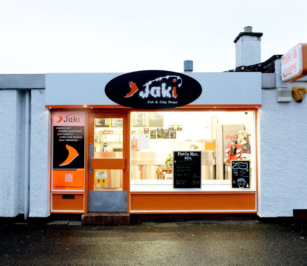 Jaki's Fish & Chip Shop in Muir of Ord is well known locally and further afield. Picture: James Mackenzie
