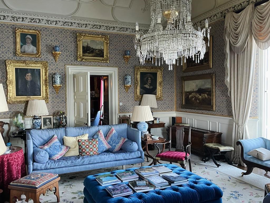 One of the rooms in Dunbeath Castle. It has been home to the current owners since the late 1990s.