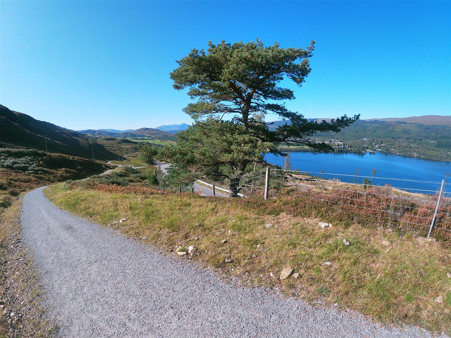 The Loch Ness 360 follows off-road trails around the loch.