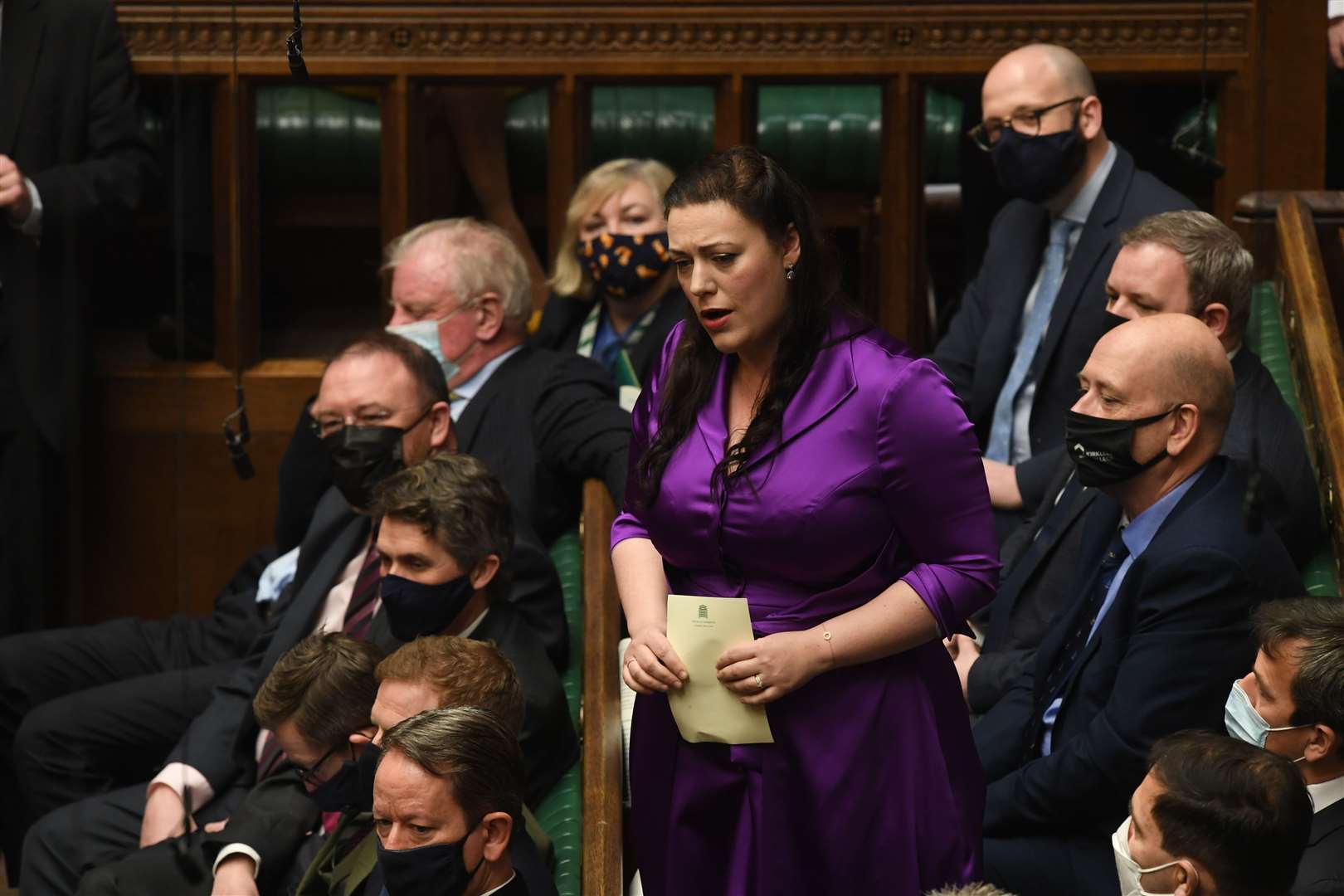 Tory MP Alicia Kearns said she thought the PM had misled Parliament when he said Covid rules were upheld in No 10 (UK Parliament/Jessica Taylor/PA)