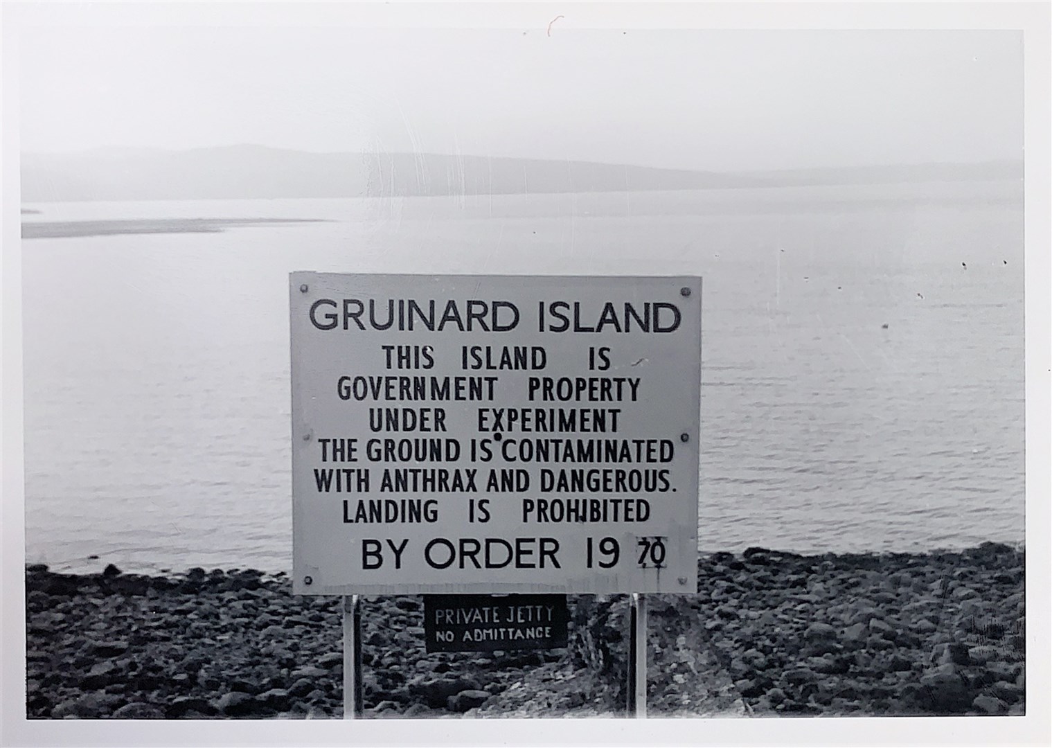 The government eventually had to come clean about what had happened on Gruinard Island.