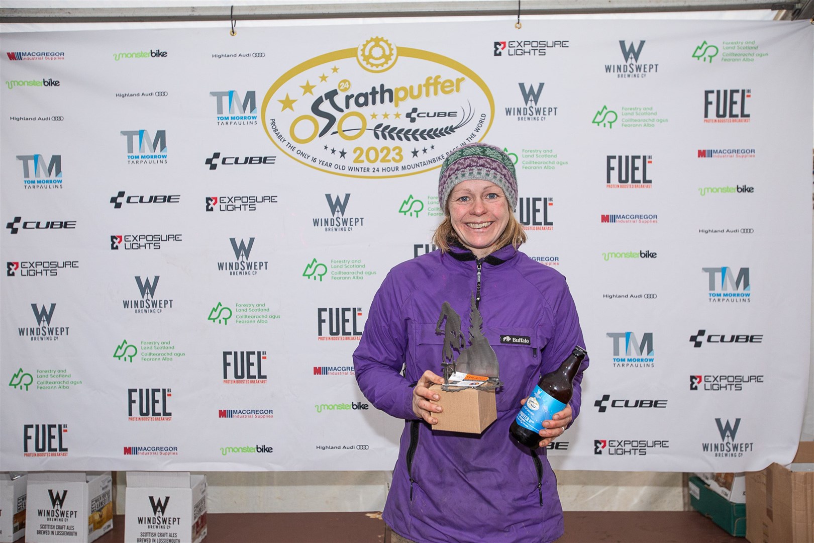 Gemma Baird won fastest female climb in 22 minutes and 54 seconds. Picture: Gary Williamson