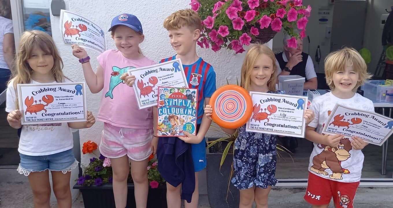 Awards galore at the crabbing competition.