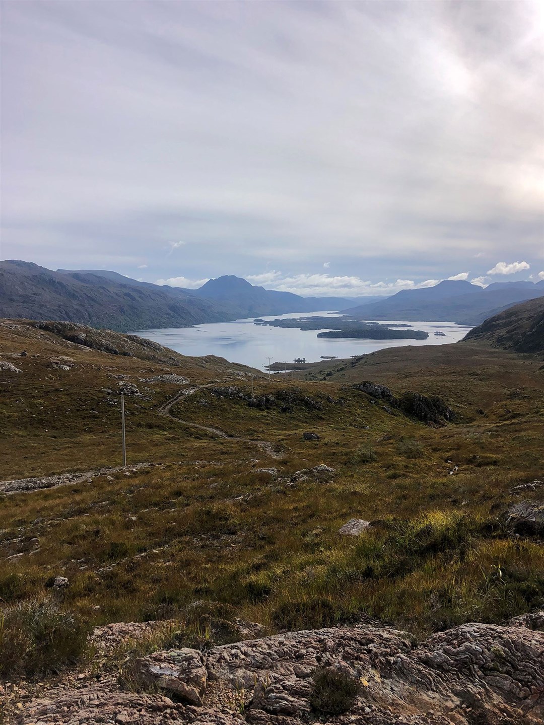 SSEN’s electricity distribution network by Loch Maree.