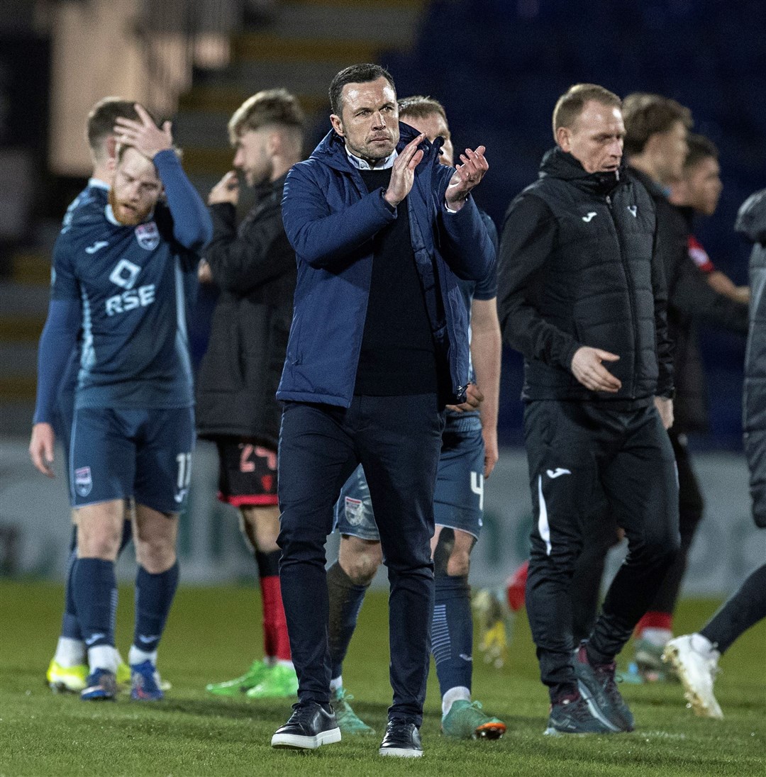Ross County interim manager Don Cowie appears to have brought everyone involved with the Staggies together. Picture: Ken Macpherson