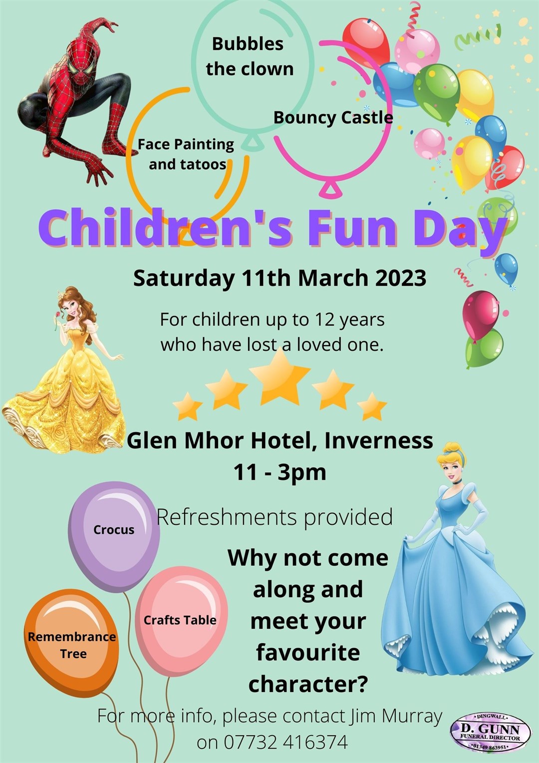 Children's Fun Day - event flyer.
