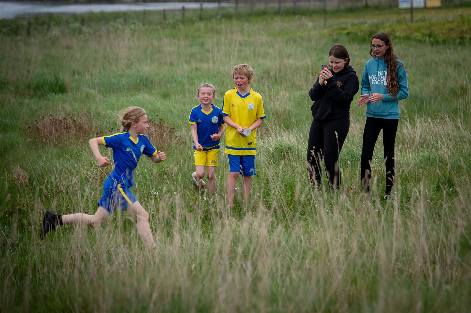 Festival of running for primary schools in Easter Ross at Inver Beach. Picture: Callum Mackay