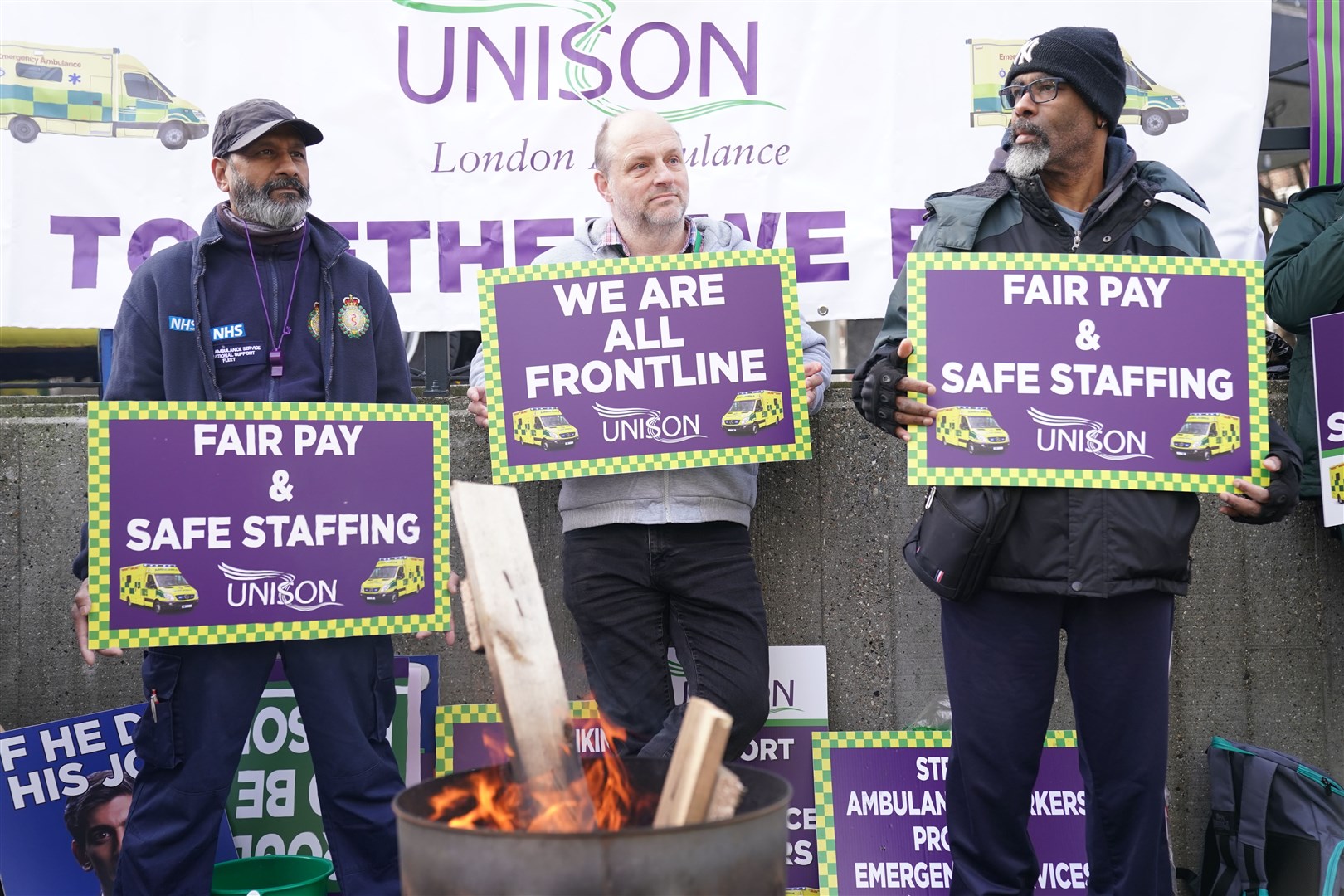 Unison is one of the groups to have jointly written to Steve Barclay urging him to fund the Covid backlog bonus for all NHS staff (PA)