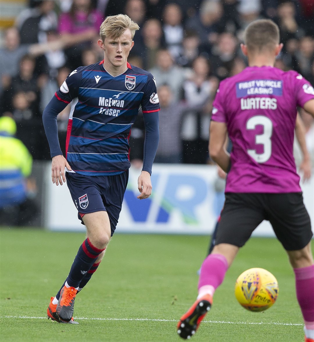 Ewan Henderson was included in the Scotland under-21s squad for their matches against Lithuania and Czech Republic this week. Picture: Ken Macpherson