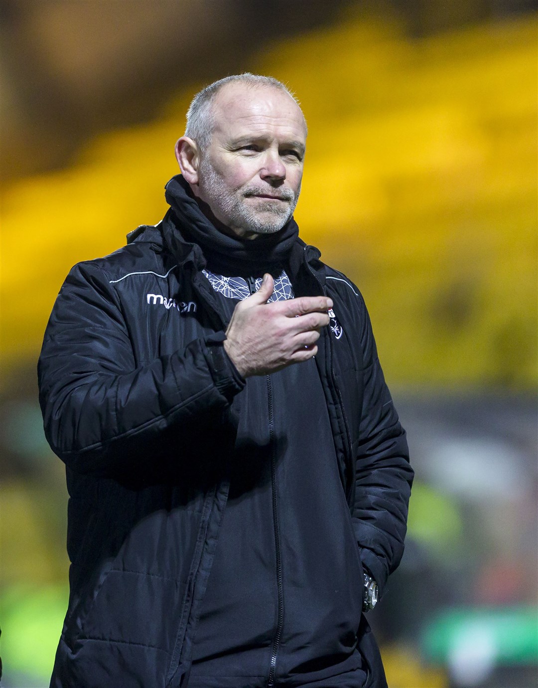 Picture - Ken Macpherson, Inverness. Livingston v Ross County. 10.01.21. Ross County manager John Hughes.