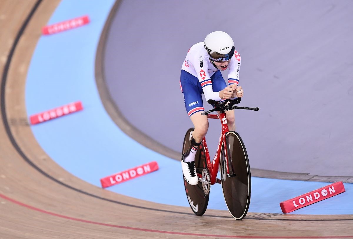 Fin Graham came close to winning a medal in all three of his races at the Track World Championships.