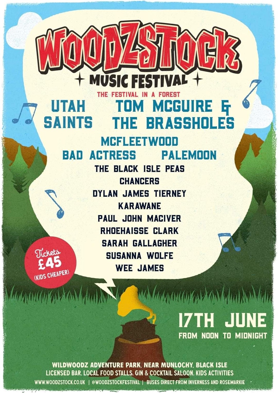 The latest Woodzstock poster.